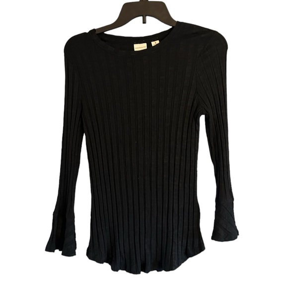 Westbound Sweaters - Westbound ribbed black size small long sleeve sweater